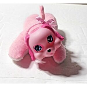Puppy Surprise Pink Plush Dog Vinyl Face Girl 4 Inch Mini Just Play